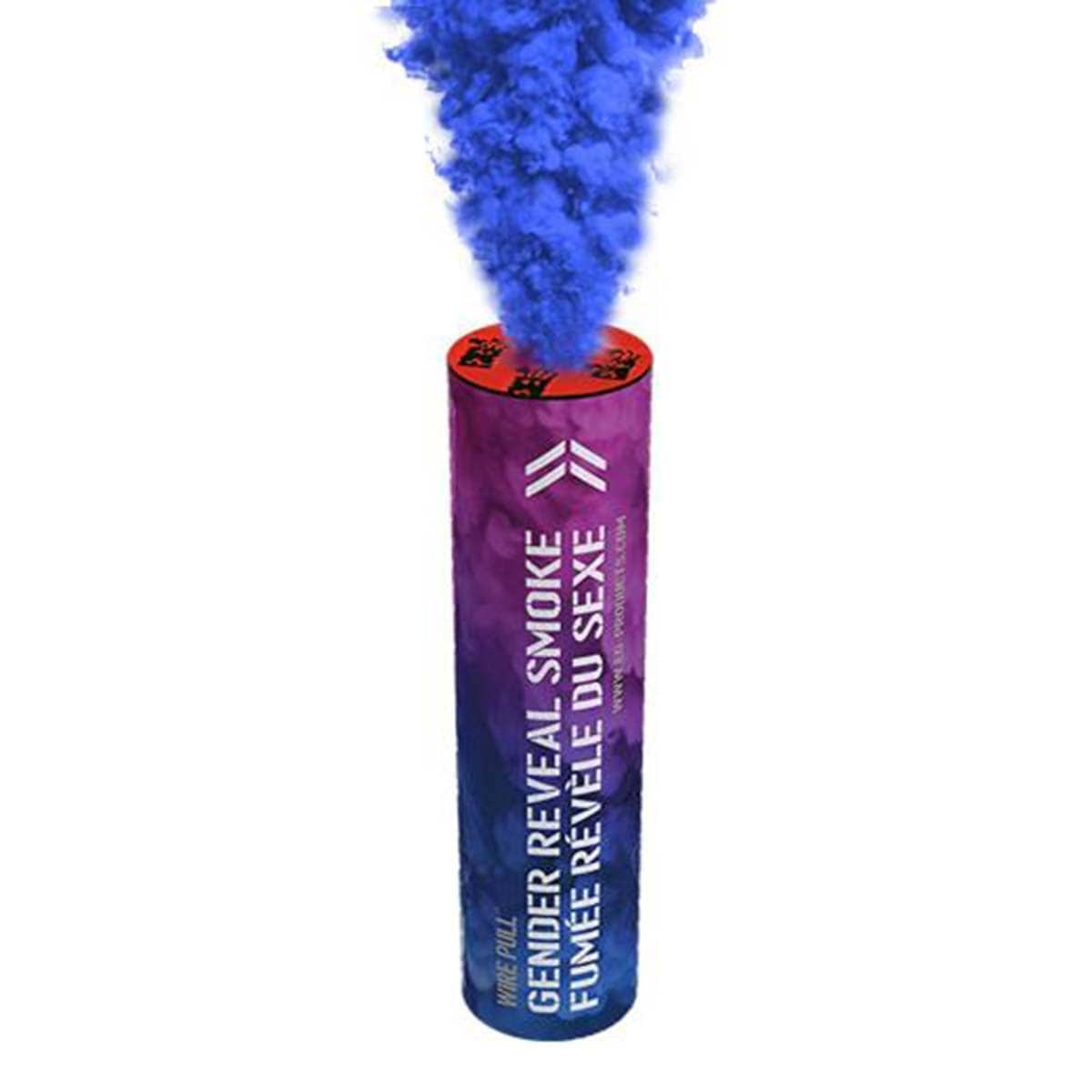 Grenade Fumigène de Révélation du Genre, Bleu - Party Expert