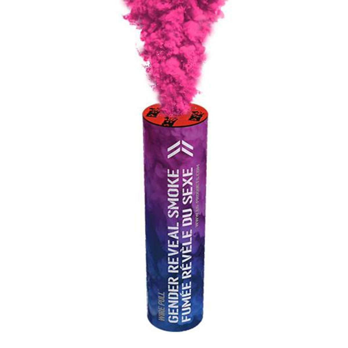 Gender Reveal Smoke Bomb Pink Party Expert