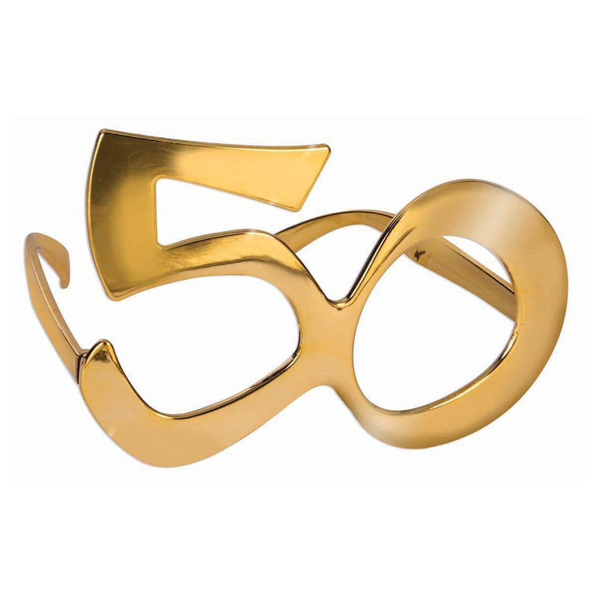 Gold party glasses on sale