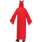 FUN WORLD Costumes Devil Costume for Adults, Red Robe with Attached Devil Horns 071765133517