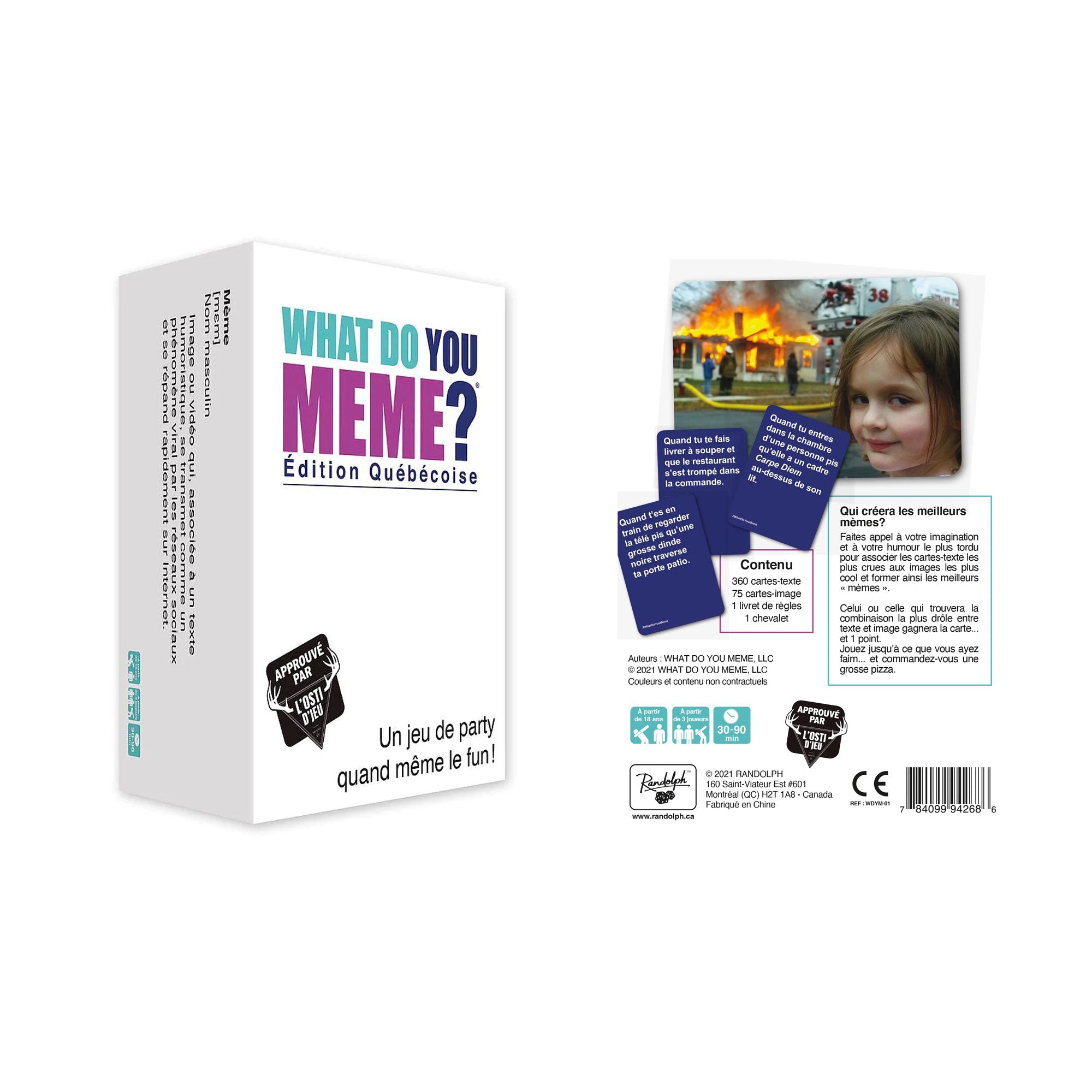 What Do You Meme? Game - French Version – Party Expert