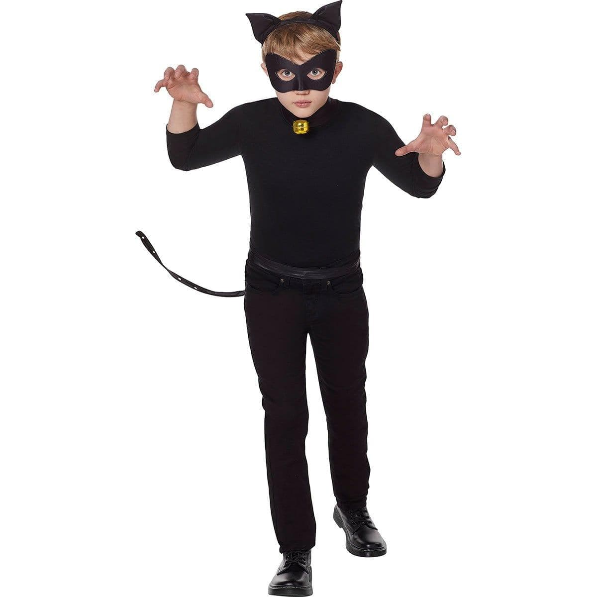 Lpitoy Costume De Chat Noir Pour Enfants - Combinaison D'animal En