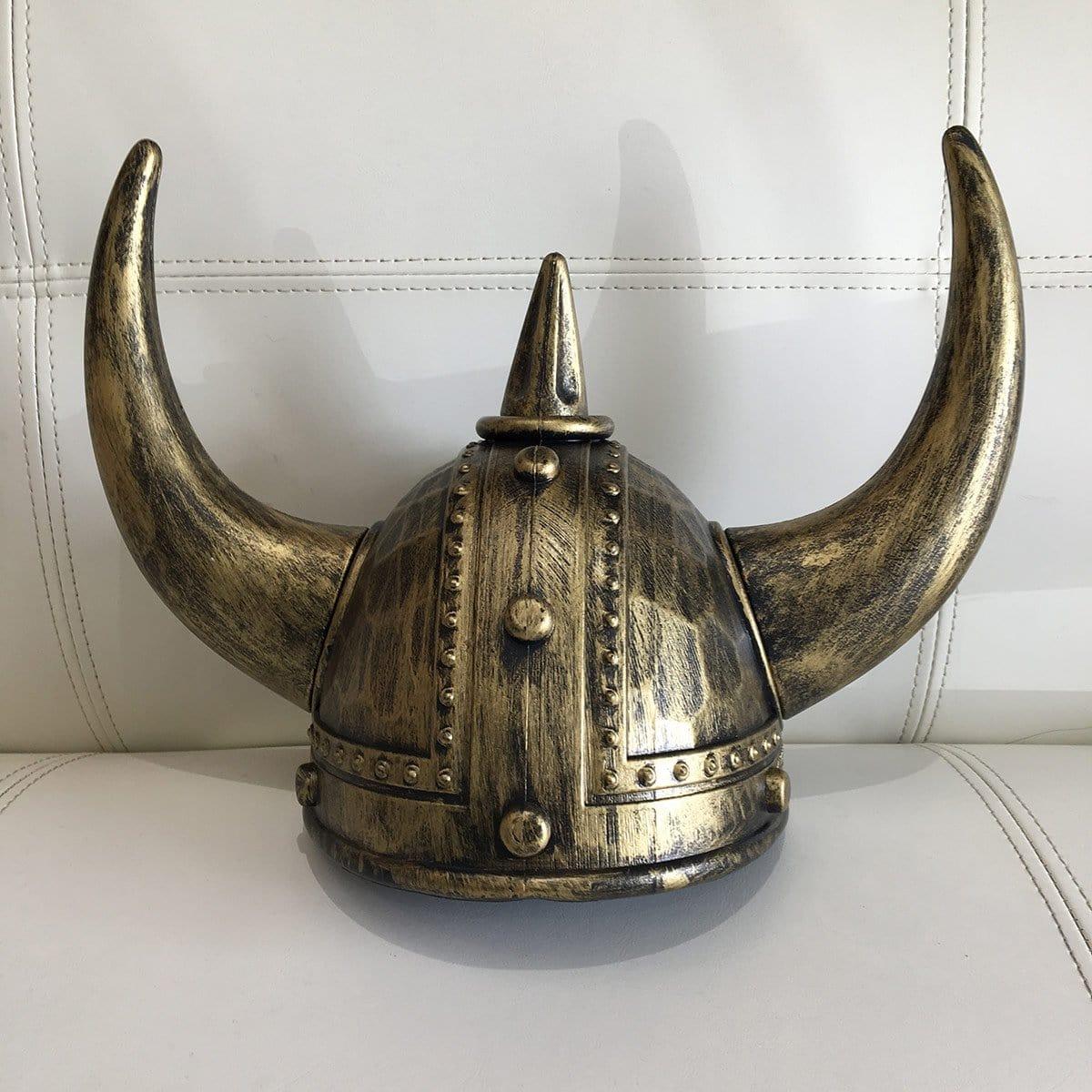 Viking Helmet Gold Viking Helmet Gold