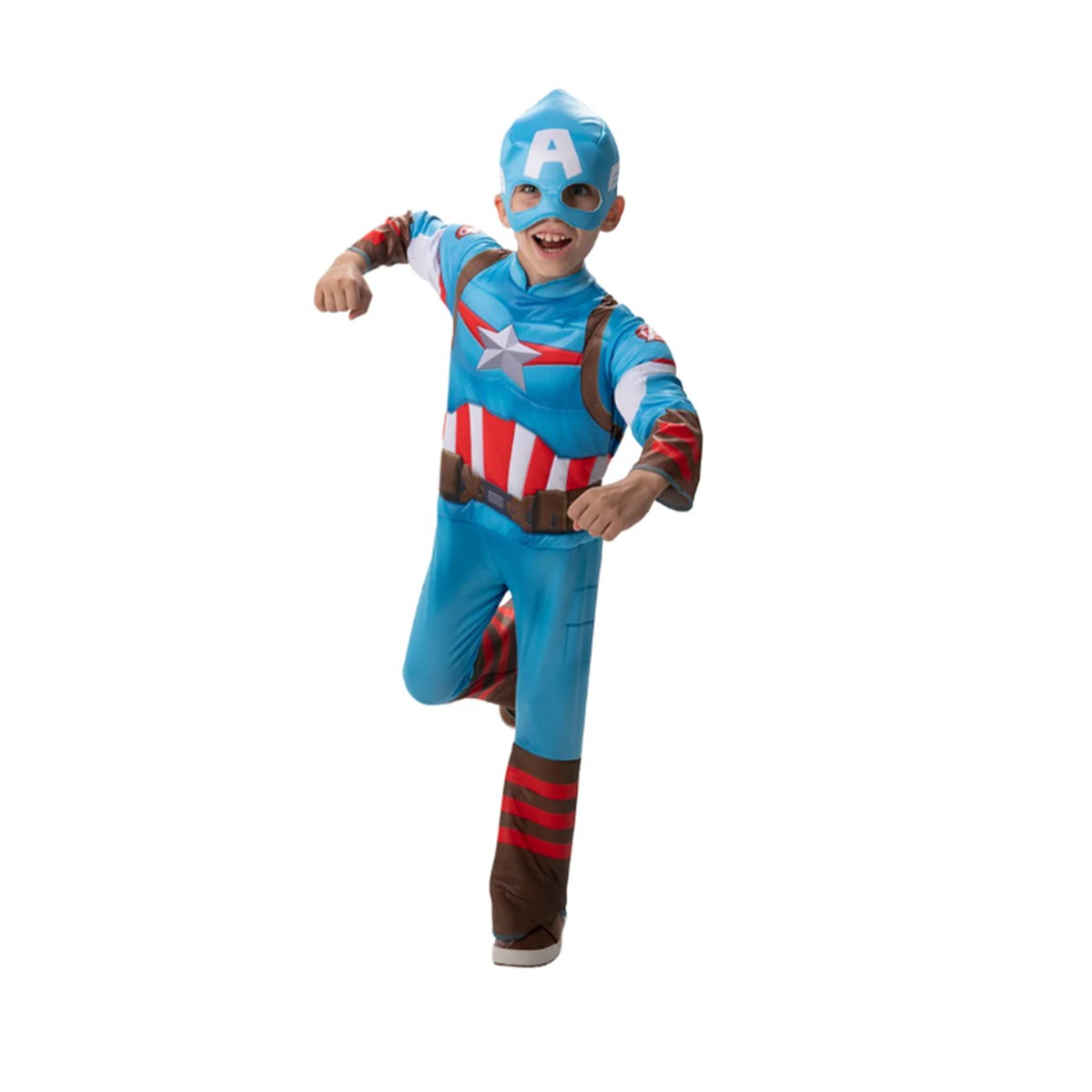 Halloween Captain America Toddler Costume blue