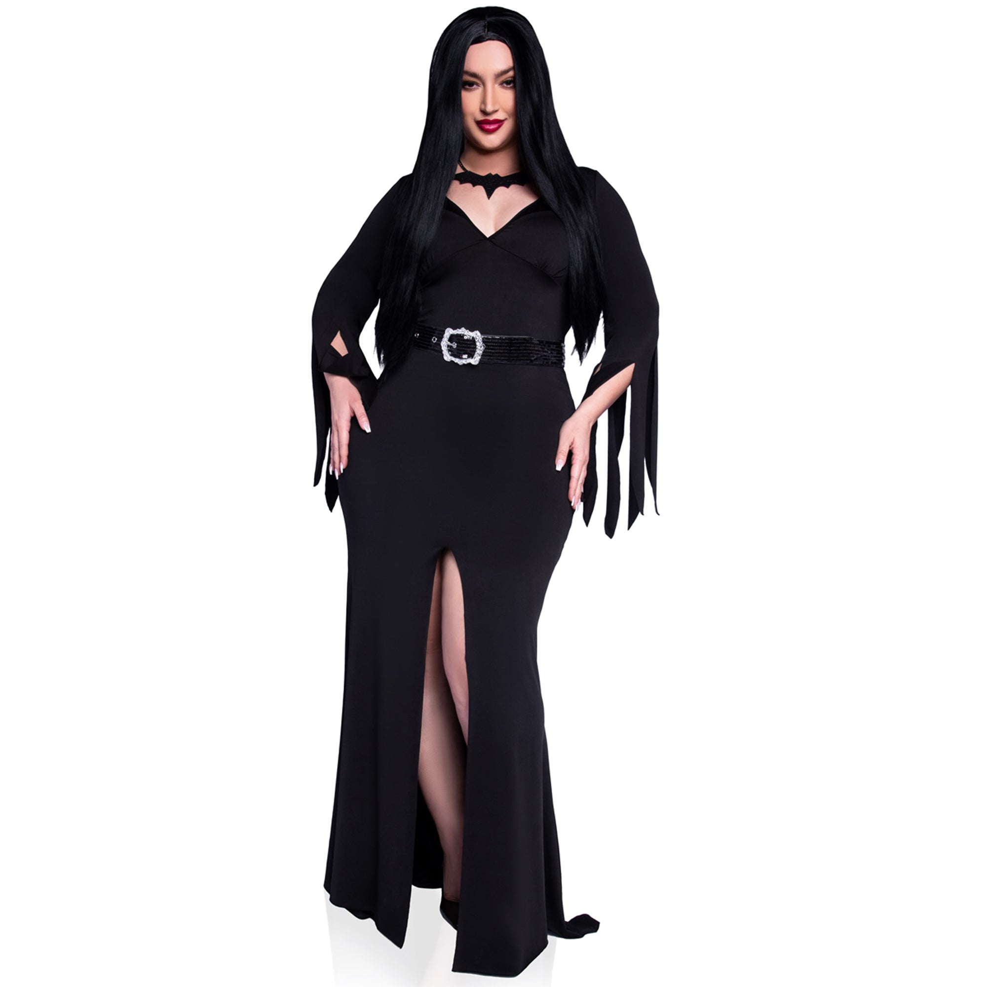 Immortal Mistress Plus Size Costume for Adults Black Long Dress