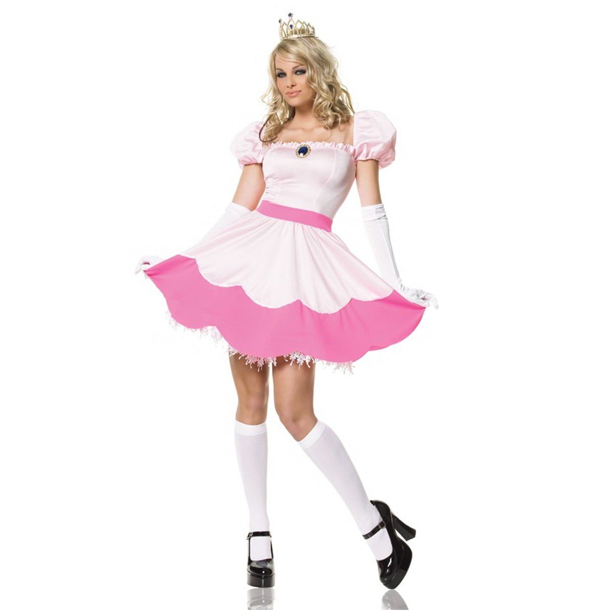 Peachy Pink Princess Costume for Adults, Pink Dress | Party Expert Peachy Pink Princess Costume for Adults, Pink Dress | Party Expert