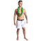 LIANGSHAN DAJIN GIFTS & TOYS CO LTD Theme Party Honolulu Flower Lei Necklace with Leaves, Blue 810077653234