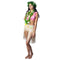 LIANGSHAN DAJIN GIFTS & TOYS CO LTD Theme Party Honolulu Flower Lei Necklace with Leaves, White 810077653180