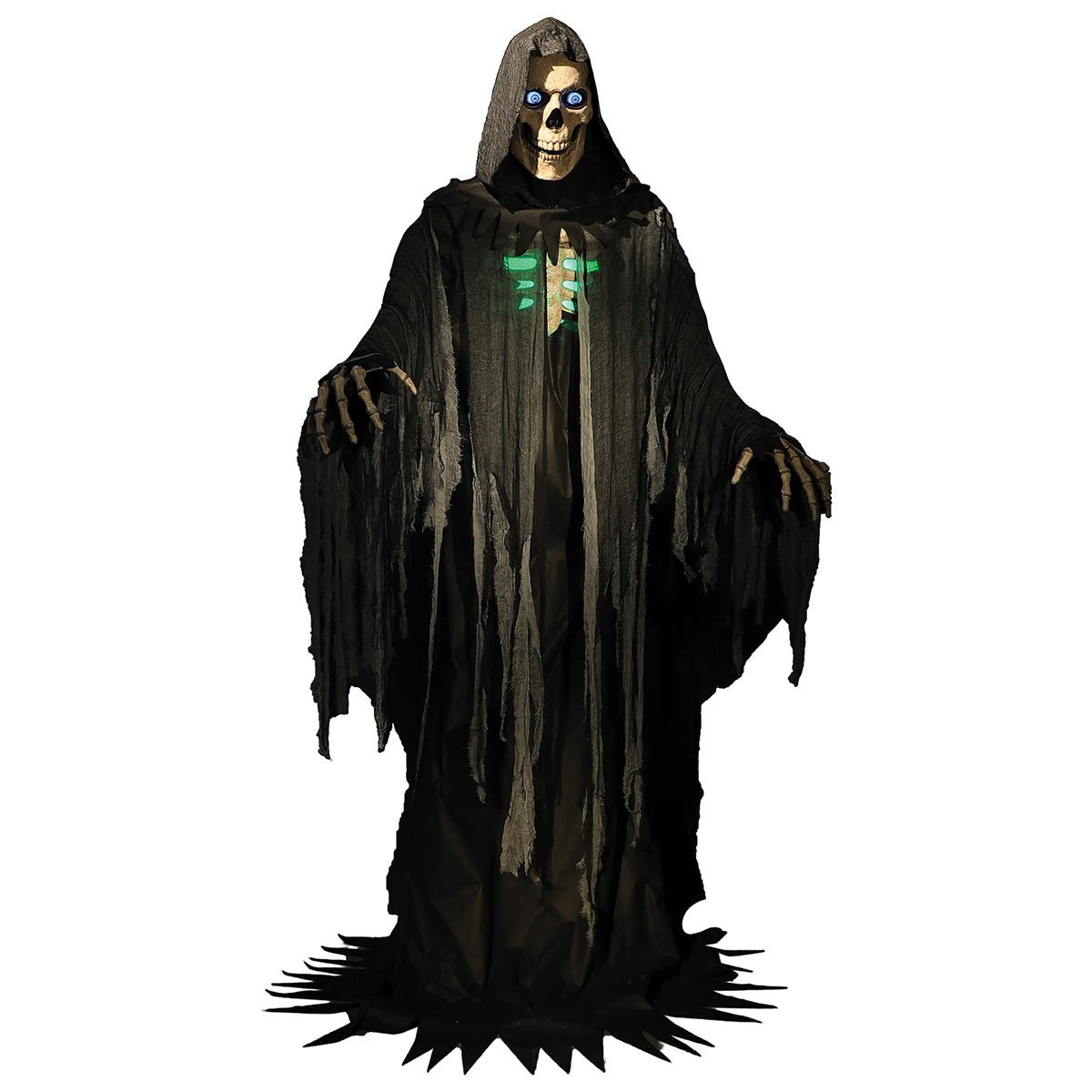 MORRIS COSTUMES Halloween Towering Reaper Animatronic 842445144907