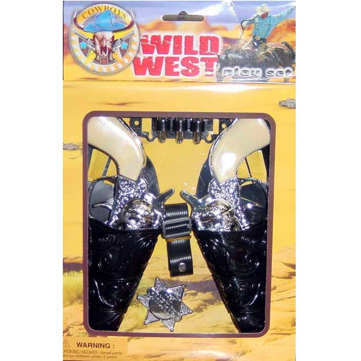 Buy Costume Accessories Dual western gun and holser set sold at Party Expert