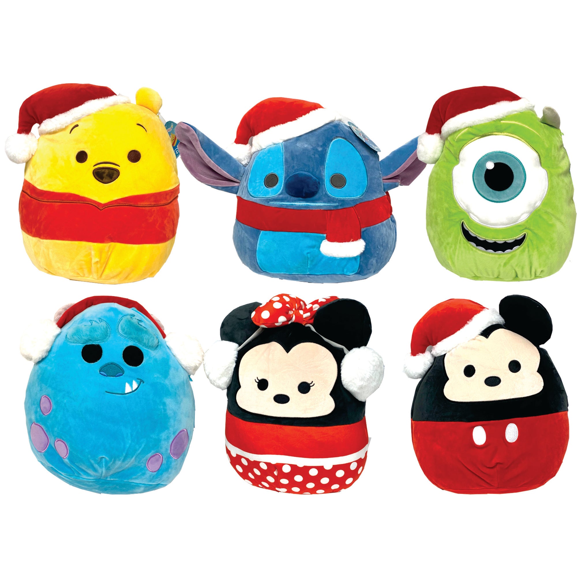 Peluche 19 cm Squishmallows Modèle Aléatoire - Les Stars de Noël