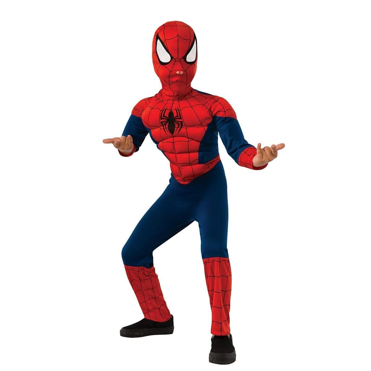 Buy Costumes Spider-Man Deluxe Costume for Kids, Spider-Man: Homecoming sold at Party Expert
