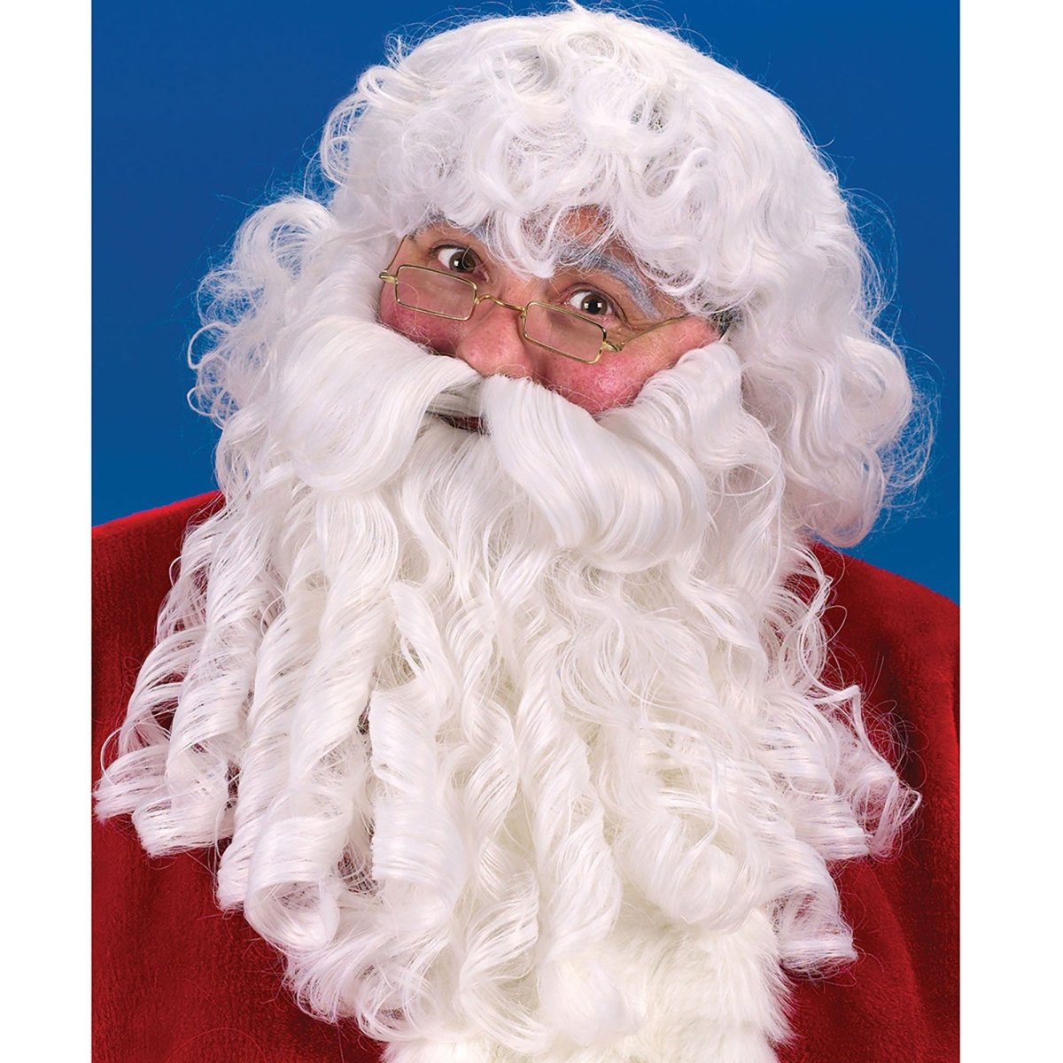 REFORUNG Perruque Père Noël + Barbes de Père Noël + Lunettes Noël REFORUNG Perruque Père Noël + Barbes de Père Noël + Lunettes Noël
