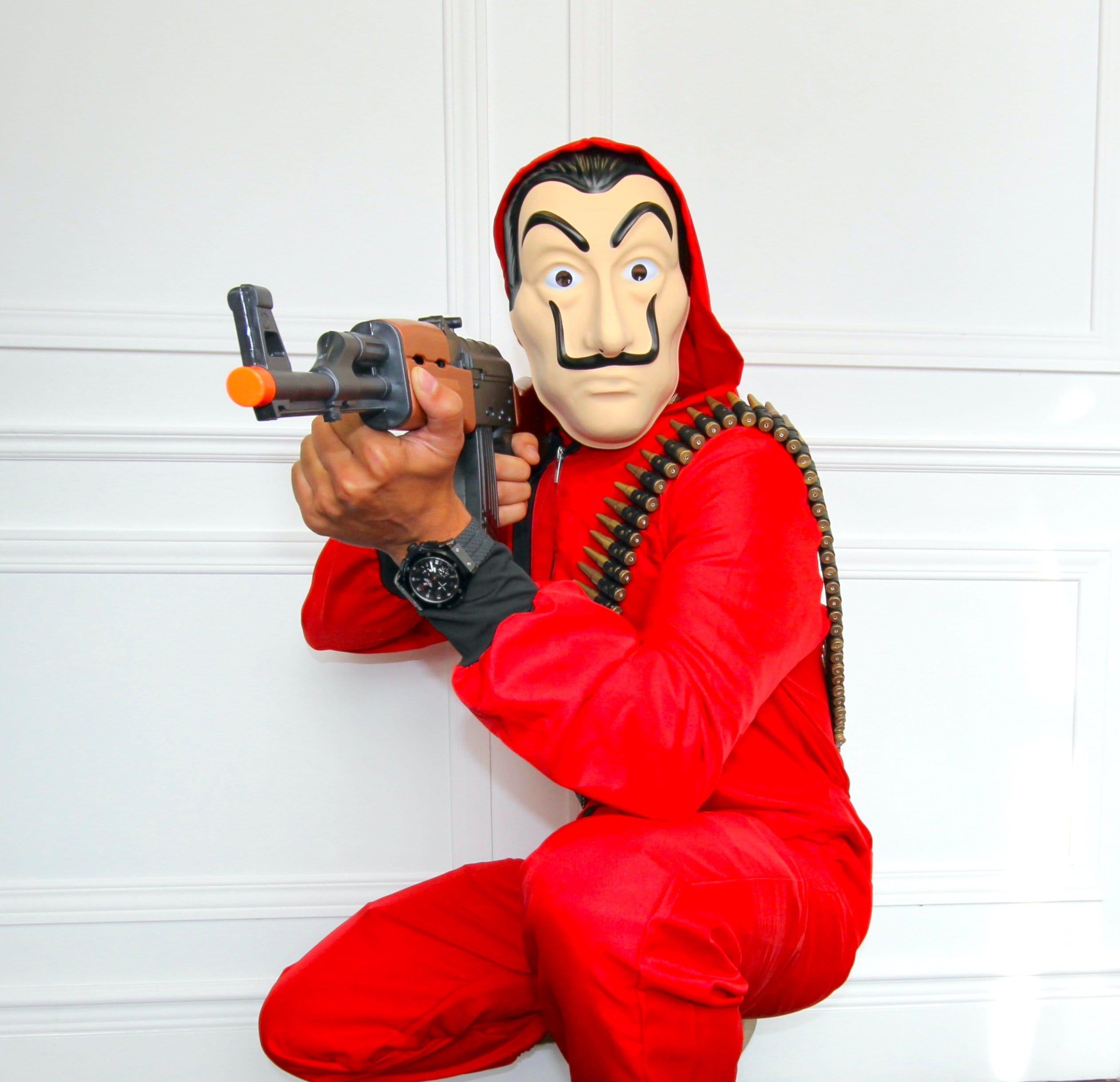 La casa de sales papel baby costume