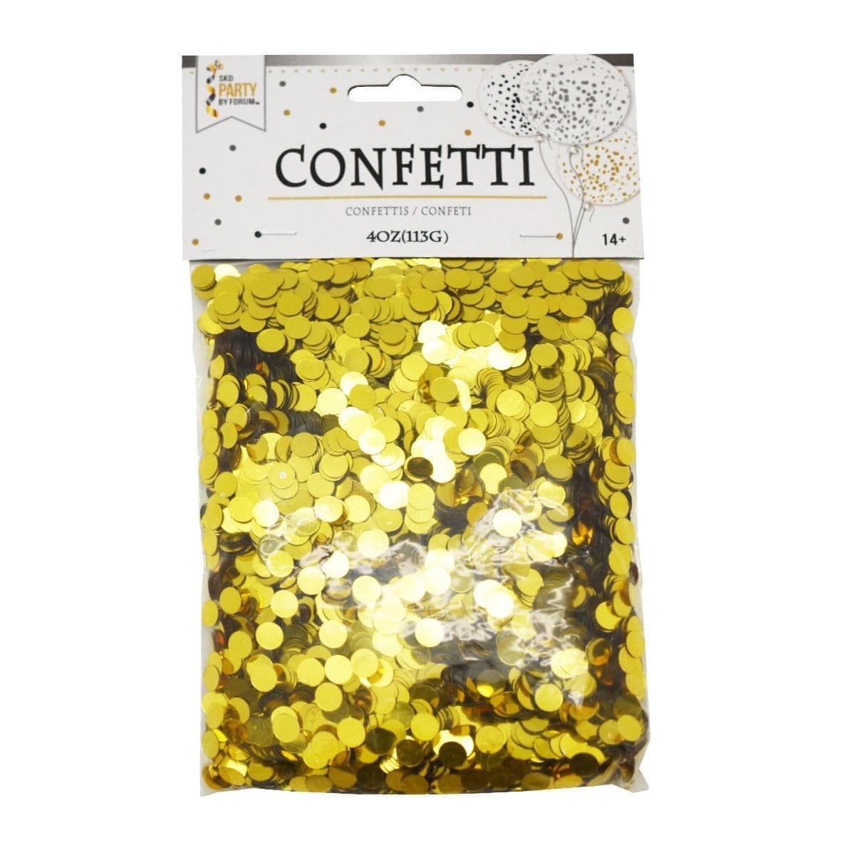 Gold dots confetti, 4 ounces