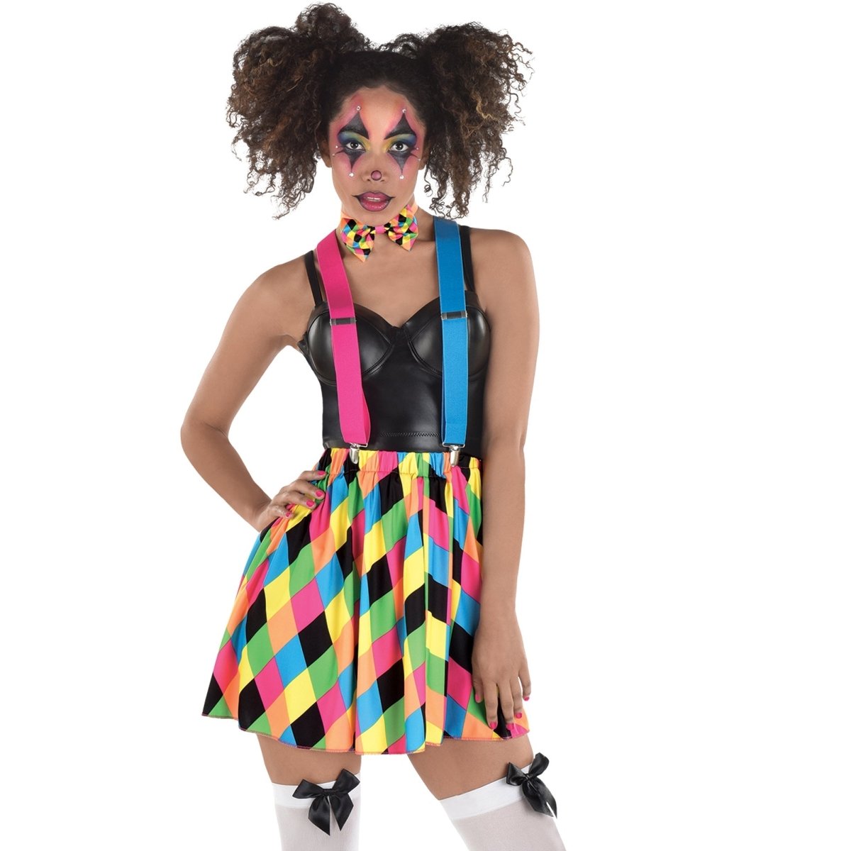 Circus Skater Skirt with Suspender Set for Adults Party Expert