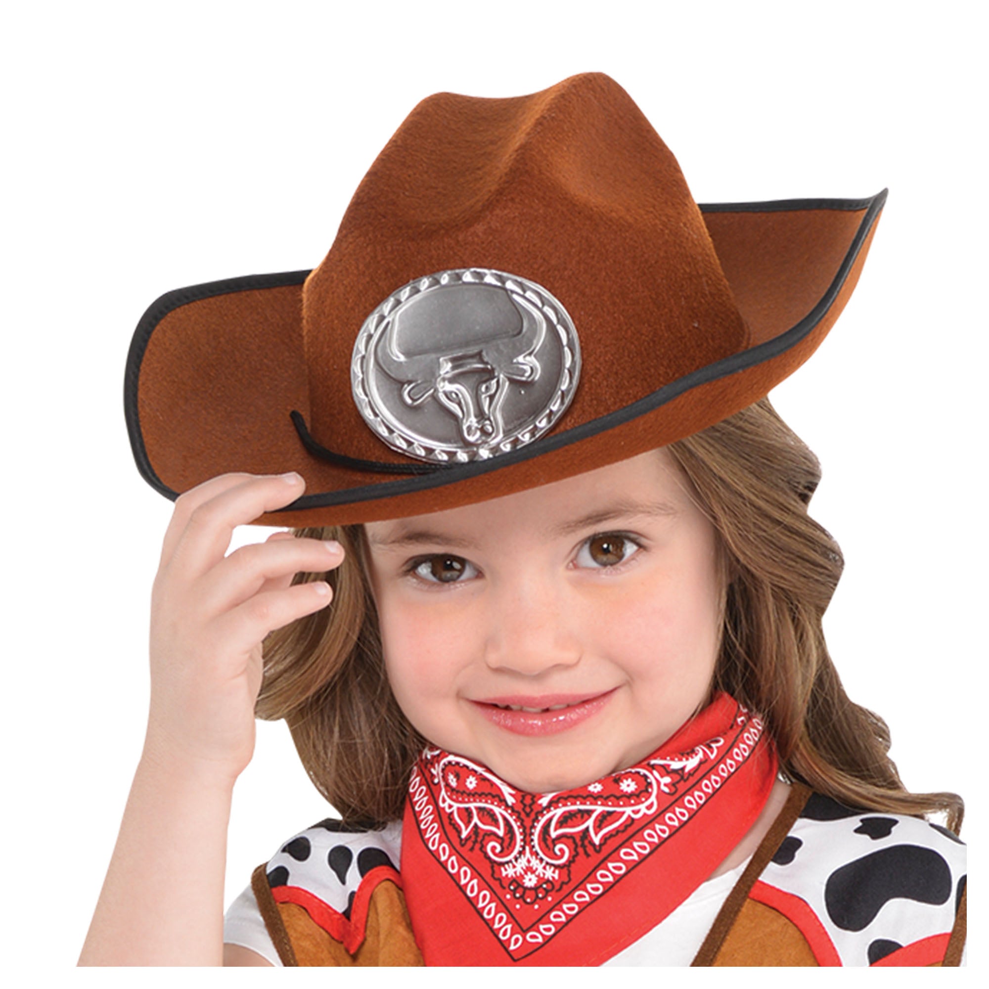 Chapeau de cowboy pour enfants avec badge