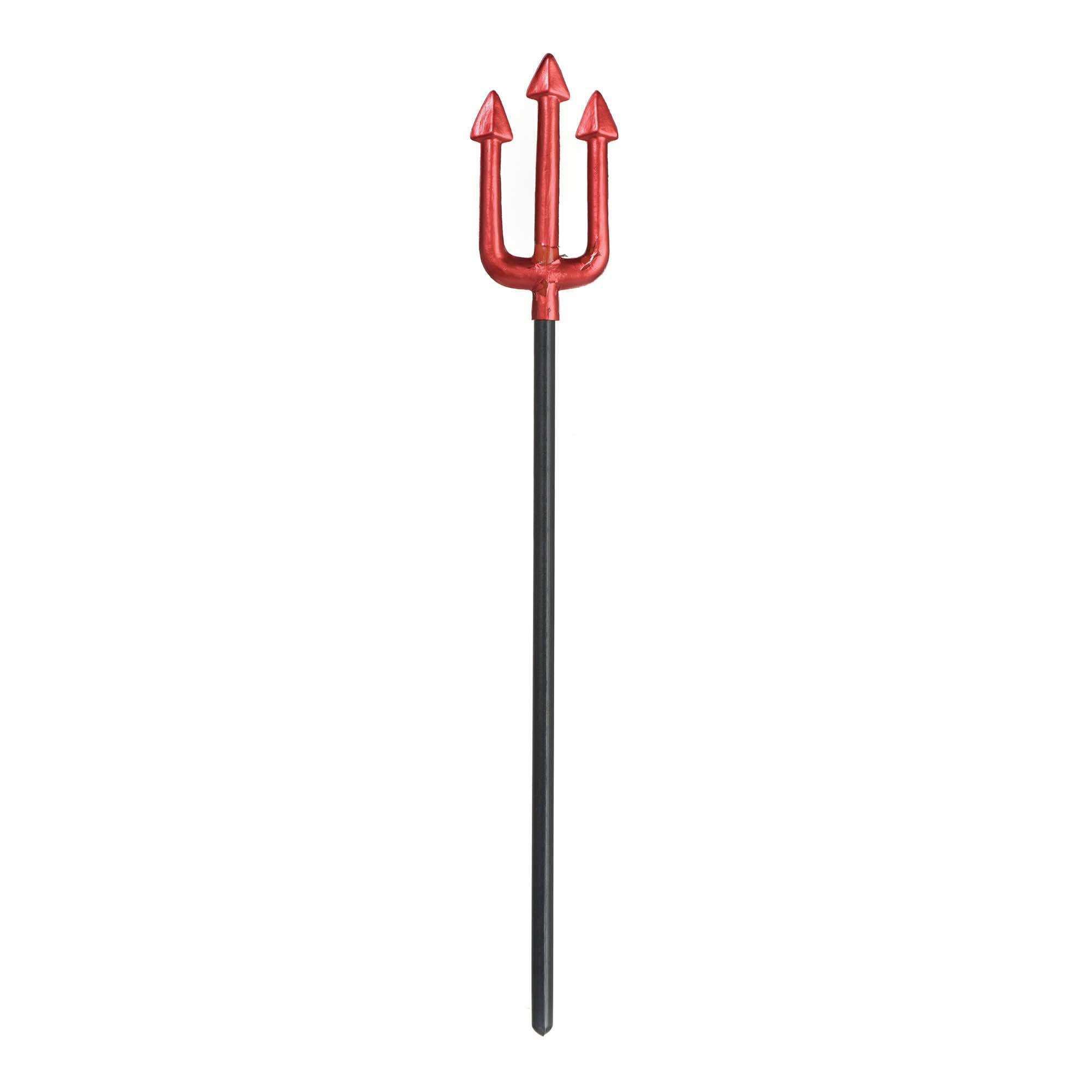 Metallic Red Pitchfork Party Expert