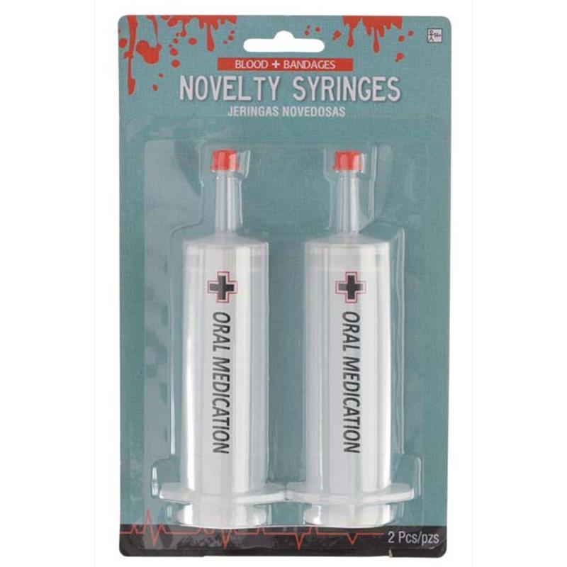 Buy Costume Accessories Oversized syringes, 2 per package sold at Party Expert