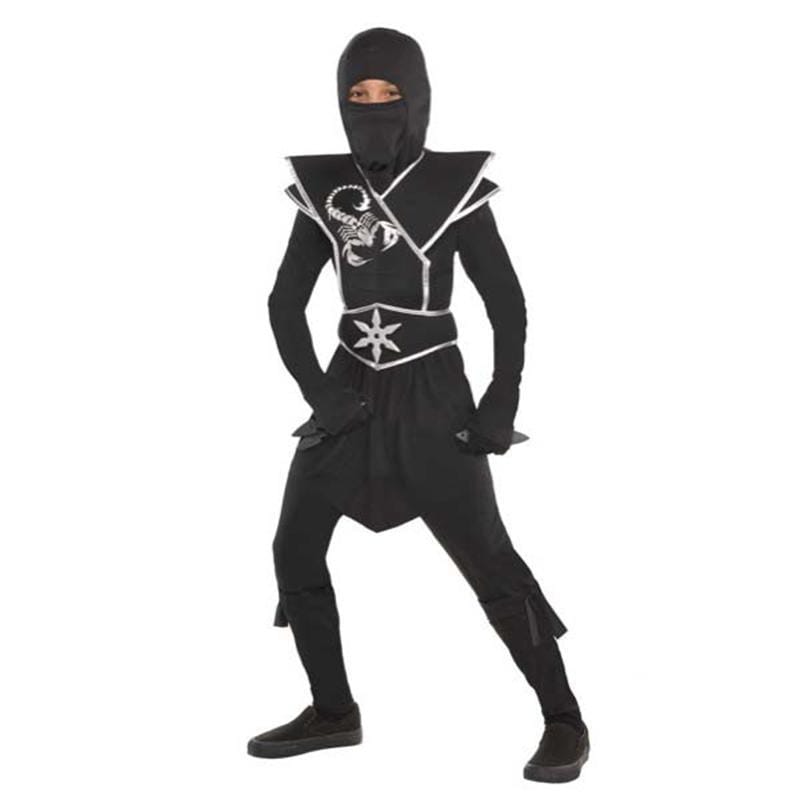 Black Ops Ninja Costume for Kids M