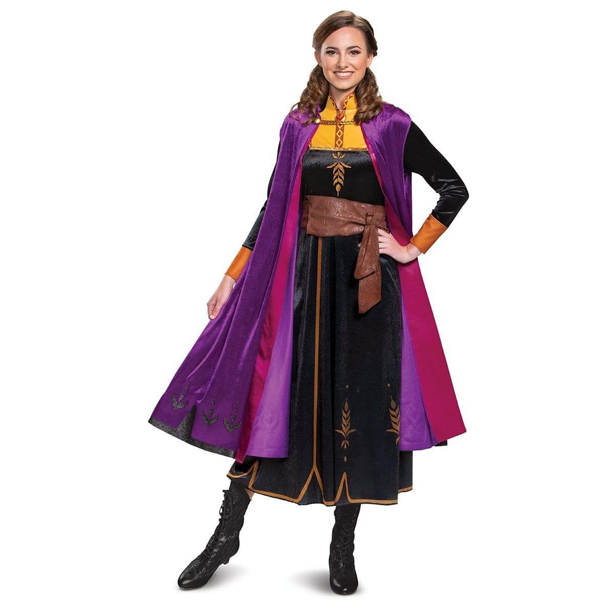 Anna Deluxe Costume for Adults, Frozen 2 | Party Expert Anna Deluxe Costume for Adults, Frozen 2 | Party Expert