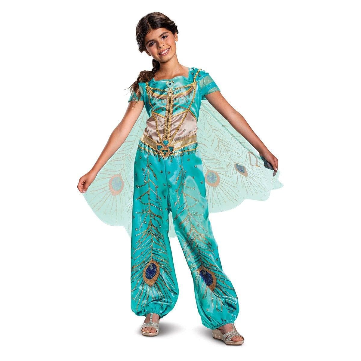 Costume de Jasmine pour Filles, Aladdin - Party Expert