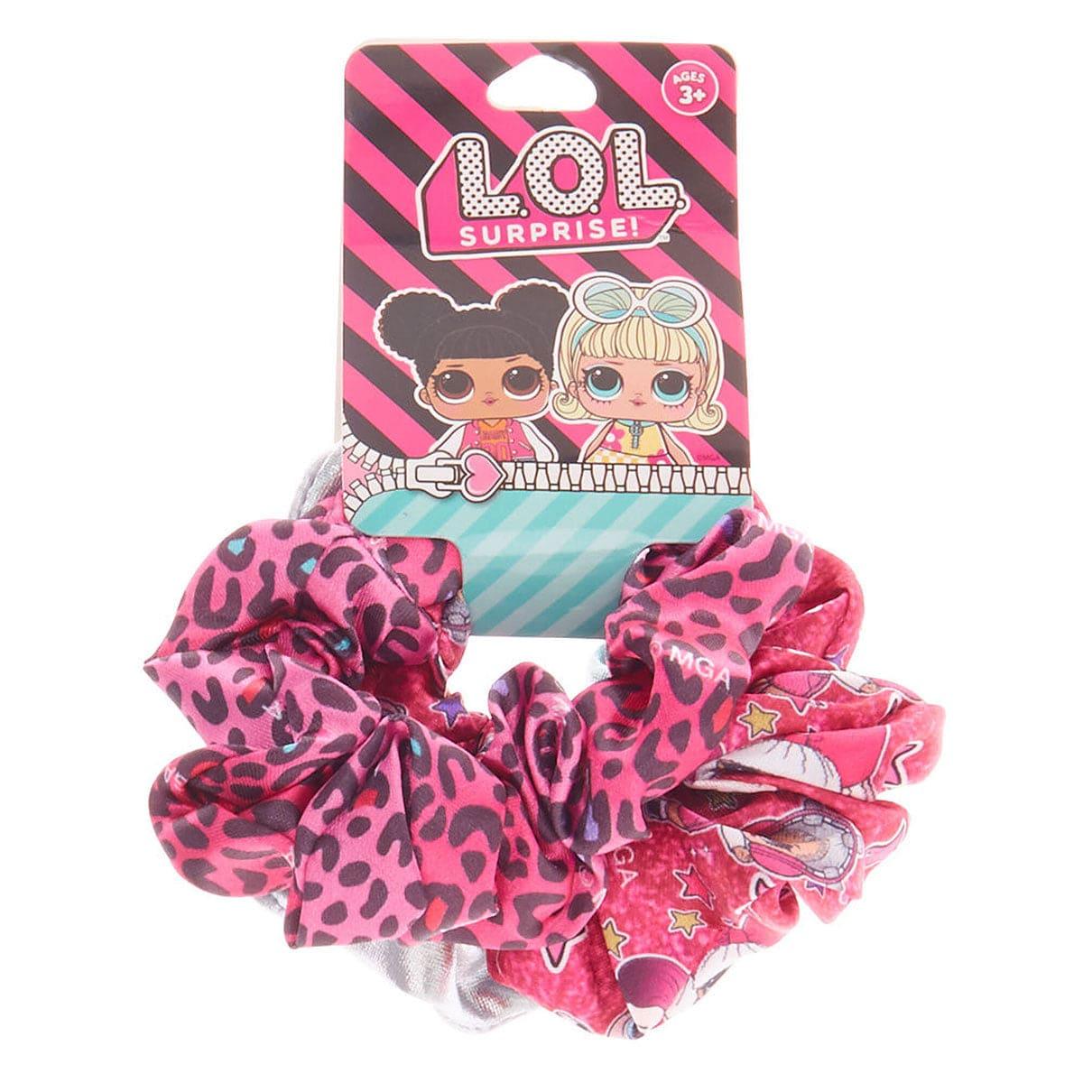 U.P.D. INC Kids Birthday LOL Surprise Scrunchies, Assortment, 2 Count