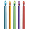 Buy Cake Supplies Color Flames Candles & Holders 10/pkg. sold at Party Expert