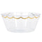 UNIQUE PARTY FAVORS Disposable-Plasticware Plastic Serving Bowl, 10 Inches, 1 Count 011179287550