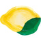 UNIQUE PARTY FAVORS Spring Main Squeeze Lemonade Large Lemon Shaped Lunch Paper Plates, 9 Inches, 8 Count