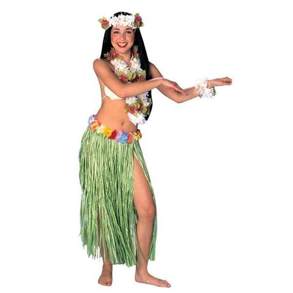 Green Luau Hula Skirt for Adults Party Expert