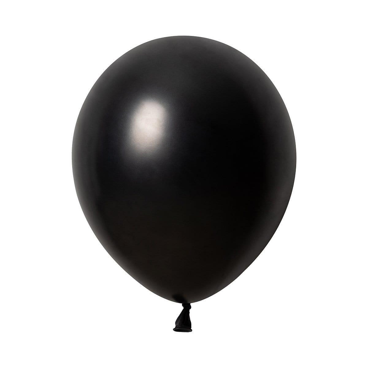 Ballon Nouvel An noir et doré or en latex de 30 cm REF/BAL99NORTG
