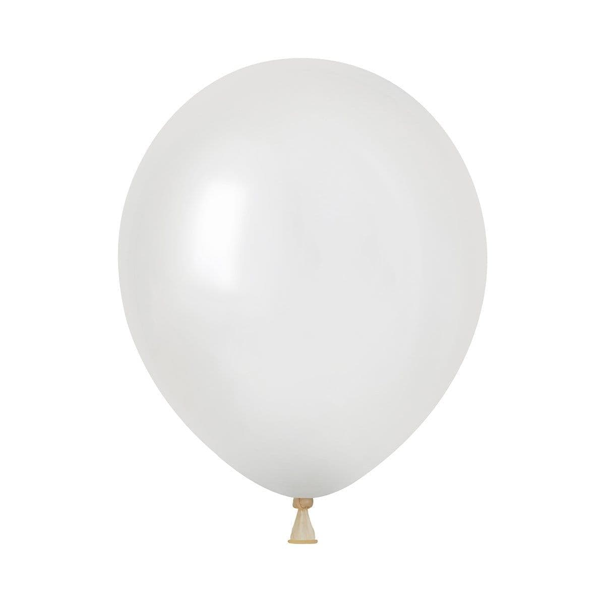 Petit ballon gonflable nacré Transparent 12cm, ballons de