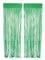 WIDE OCEAN INTERNATIONAL TRADE BEIJING CO., LTD Decorations Green Pastel Foil Fringe Curtain, 2 Count 810077650127