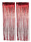 WIDE OCEAN INTERNATIONAL TRADE BEIJING CO., LTD Décorations Red Foil Fringe Curtain, 2 Count 810064199974