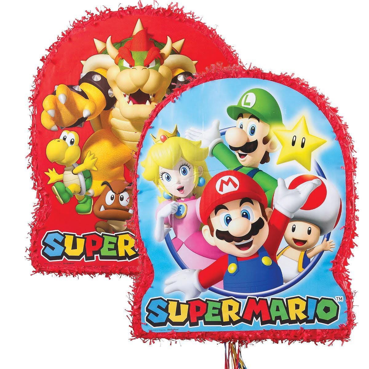 Piñata de Mario Bros ❤️🤍✨ #mariobros #pinatas 