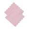 YIWU SANDY PAPER PRODUCTS CO., LTD Everyday Entertaining Flower Edge Light Pink Lunch Napkins, 16 Count