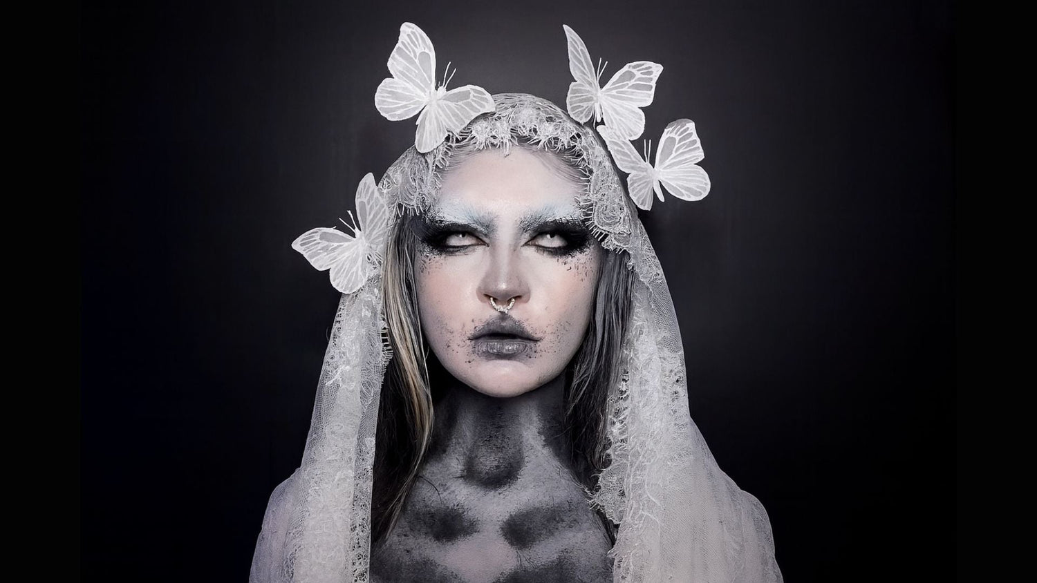 🕯️ Ghost Bride Halloween Makeup Tutorial