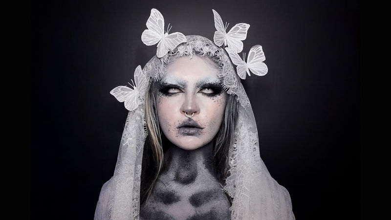 🕯️ Ghost Bride Halloween Makeup Tutorial