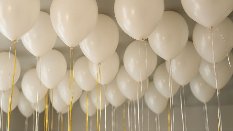 DIY Ceiling Balloons Without Helium for an Epic Countdown
