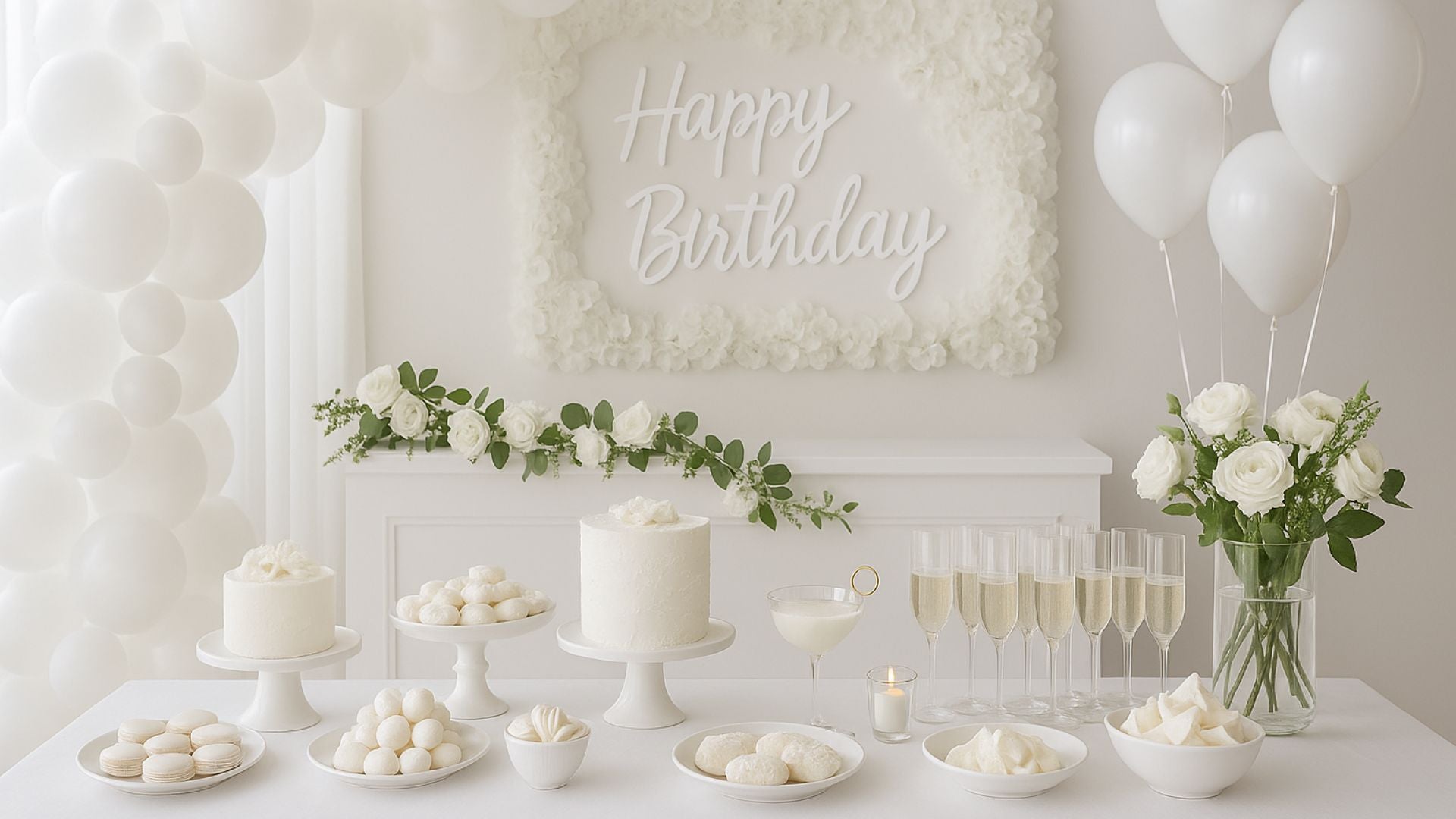 Throw an Unforgettable White Party for Your Birthday