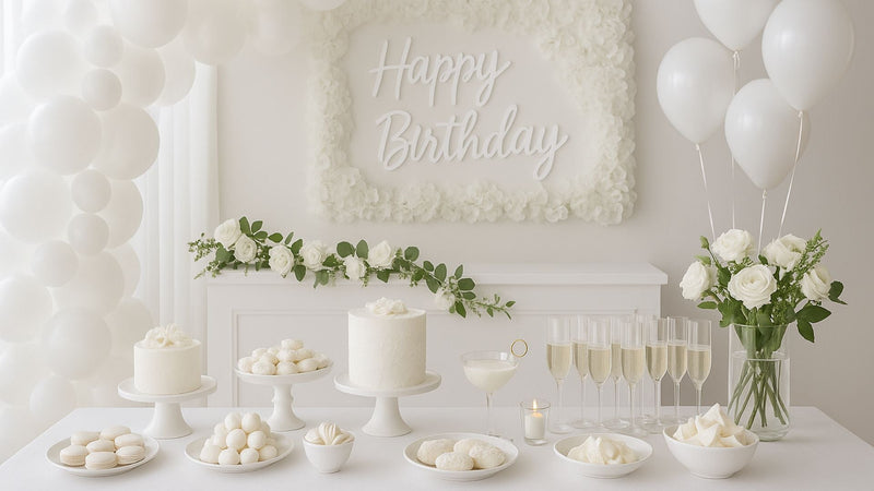 Throw an Unforgettable White Party for Your Birthday