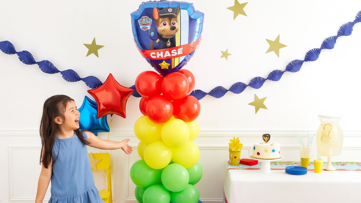 How to Make a DIY Rainbow Balloon Column for Any Birthday Theme – Party ...
