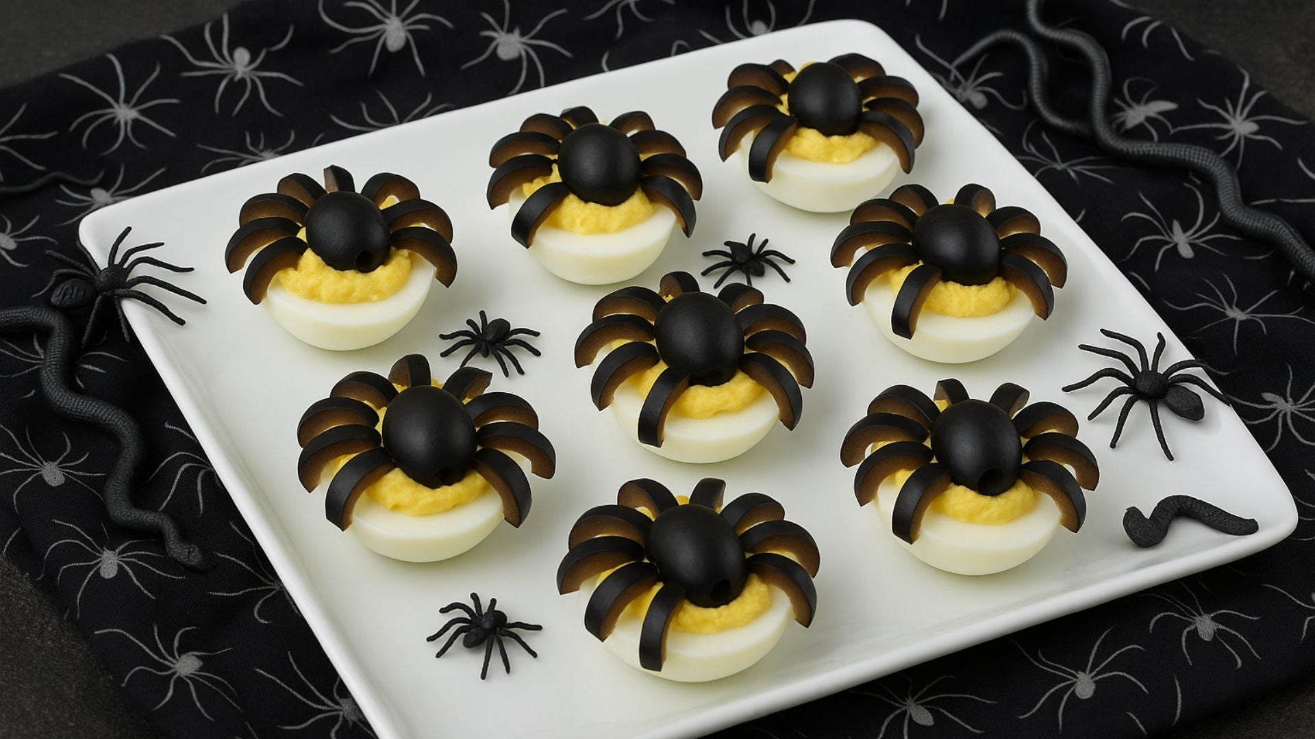 🕷️ Spooky Deviled Egg Spiders: The Ultimate Halloween Party Appetizer