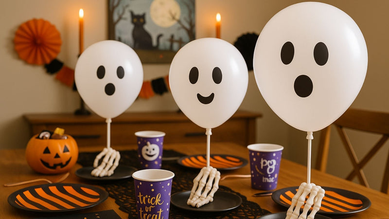 DIY Ghost Balloon Centerpieces 👻