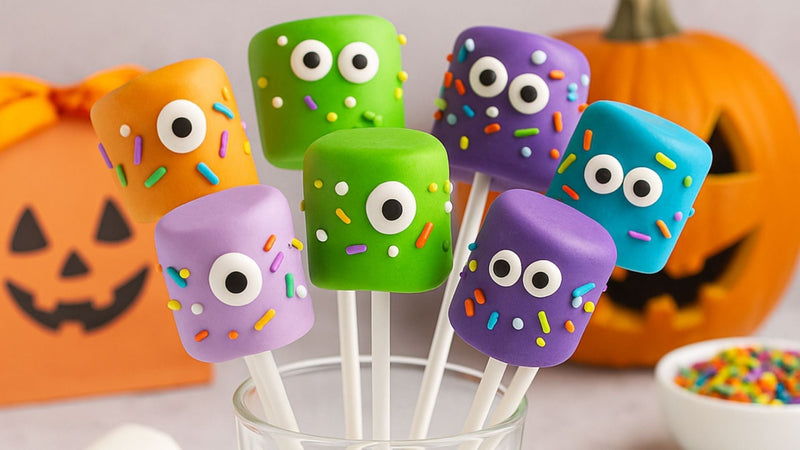 Easy Monster Marshmallow Pops: A No-Bake Halloween Treat for Kids