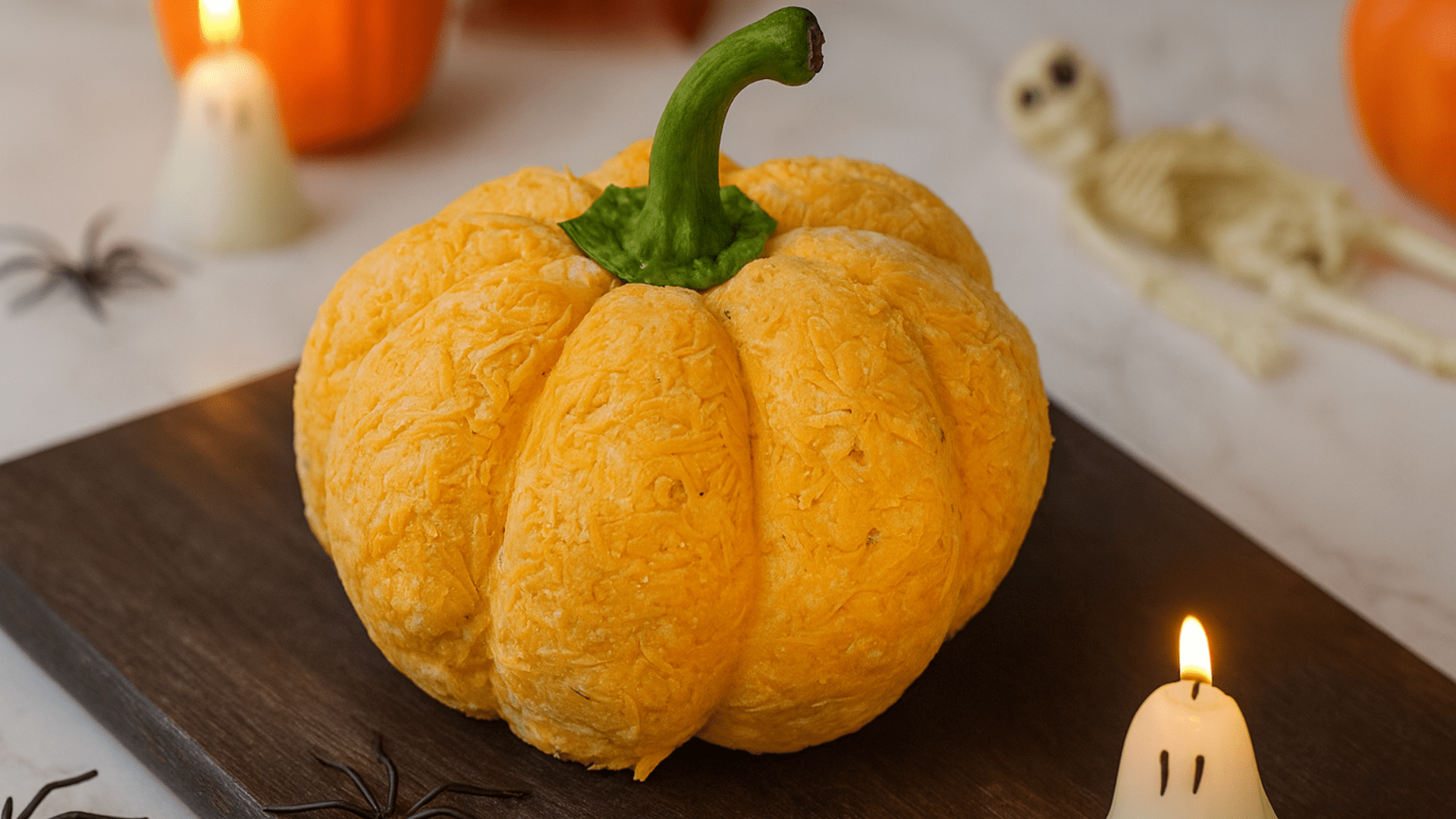 🎃 Pumpkin Cheese Ball Appetizer