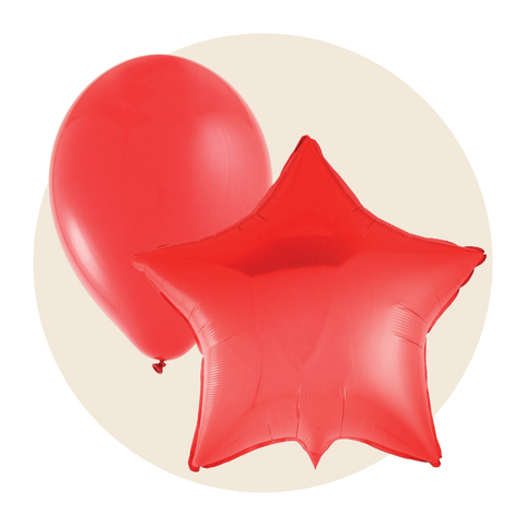 Red Latex, Mylar and Foil Balloons - Party Expert