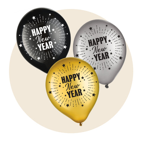 New Year Balloons