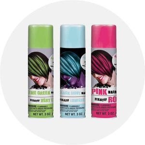 Coloured Hair Dyes, Sprays - Party Expert